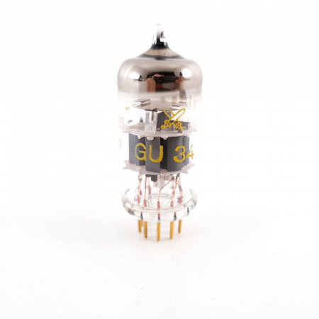 1 X E88CC TESLA TUBE. 1970s PRODUCTION. GOLD PIN.  114/85%. CH139