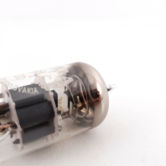 1 X E88CC TESLA TUBE. 1970s PRODUCTION. GOLD PIN.  114/85%. CH139