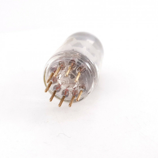 1 X E88CC TESLA TUBE. 1960s PRODUCTION. GOLD PIN. GOLD GRID.  81/96%. CH139