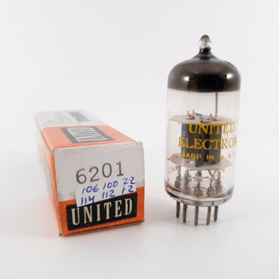 1 X 6201 UNITED TUBE. 1980s PROD. 106/114%. CF  ENA