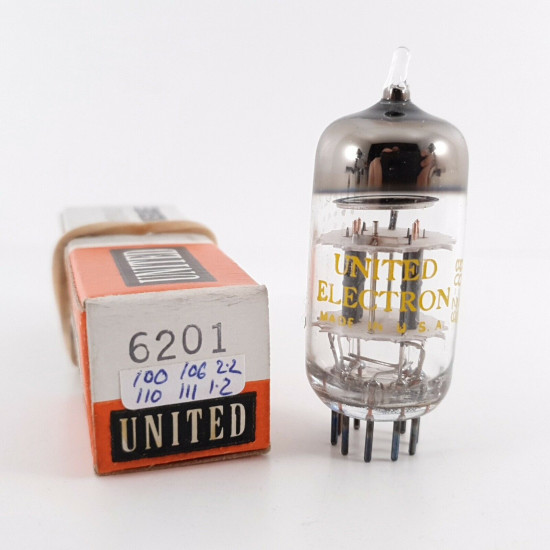 1 X 6201 UNITED TUBE. 1980s PROD. 100/110%. CF  ENA