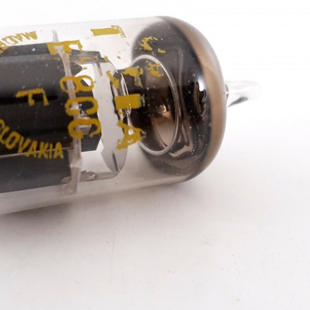 1 X E88CC TESLA TUBE. 1960s PRODUCTION. GOLD PIN. GOLD GRID.  140/112%. CH139