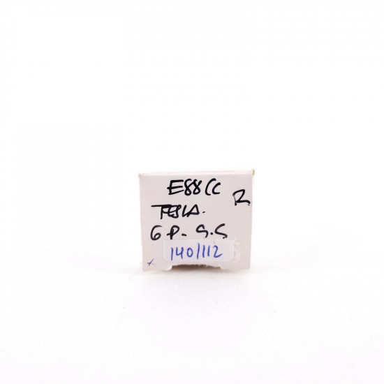 1 X E88CC TESLA TUBE. 1960s PRODUCTION. GOLD PIN. GOLD GRID.  140/112%. CH139