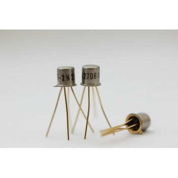2N2708A GOLD TRANSISTOR NOS( New Old Stock ) 1PC. C267U8F230414