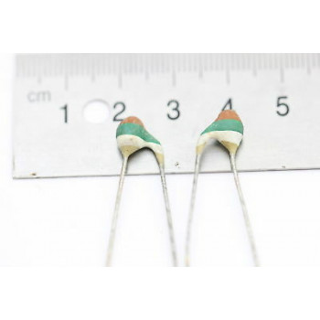CERAMIC CAPACITOR 1,5pF PINS-UP NOS (New Old Stock) 3PC CA57U500+F131015