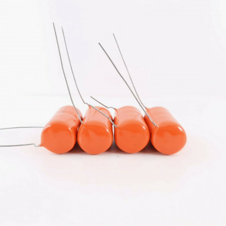 4 X 0.033uF 5% 1600V SPRAGUE CAPACITOR ORANGE DROP. 715P1600V. RADIAL 25 CP  ENA