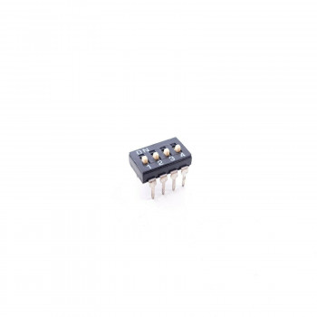 DIP SWITCH 4 POSITIONS. NOS. 1PC. C168BU2F160221