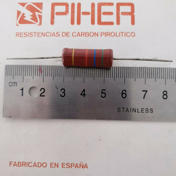 1 X 2W 5,6K 5.6K 5K6 5% 1970s VINTAGE PIHER RESISTOR. NOS. C1818U100F020221