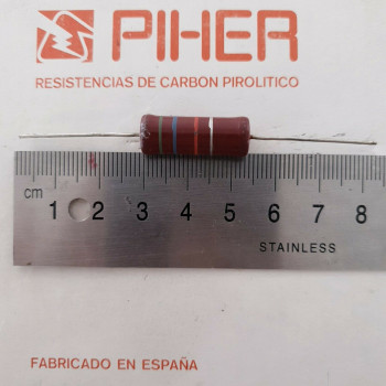 1 X 2W 5,6K 5.6K 5K6 10% 1970s VINTAGE PIHER RESISTOR. NOS. C1818U23F020221