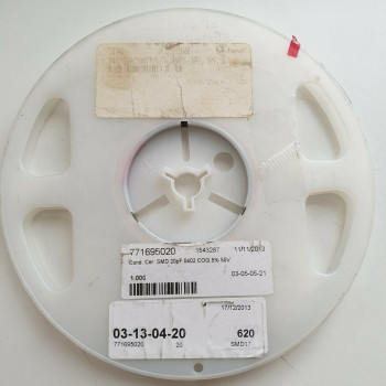 10 x 20pF 50V 5% SMD CERAMIC FARNELL CAPACITOR. (R491) CA395U600F020821