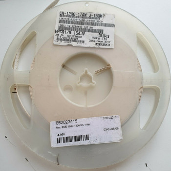 10 x 150K 1/4W 5% SMD HOKURIKU RESISTOR. (R492) CA395U3000F020821