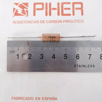 1 X 1W 27K 10% 1960s VINTAGE PIHER RESISTOR. NOS. C1820U216F020221
