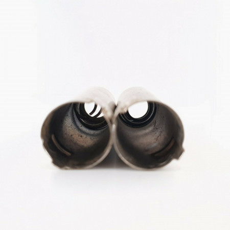 2 X 7 PIN TUBE SOCKET + SHIELD. SYLVANIA. TS102P01. HIGH QUALITY CQ  ENA