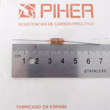 1 X 1/2W 6,8M 6.8M 6M8 20% 1960s VINTAGE PIHER RESISTOR. NOS. C1821U600F020221