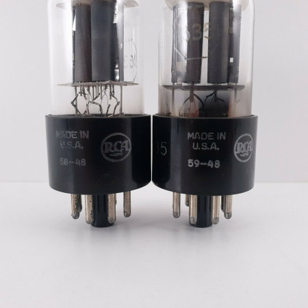 2 X 1635 RCA TUBE. MATCHED PAIR. 1. CH48