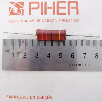 1 X 2W 22R 5% 1970s VINTAGE PIHER RESISTOR. NOS. C1822U100F020221