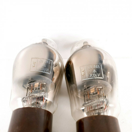 2 X CV345 TUBE. STC BRAND. ? BRITISH ARMY. DUAL HALO SIDE GETTER. KB/F. CC  ENA