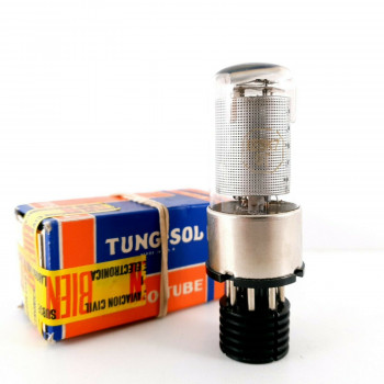 1 X 12SK7GT/G TUBE. TUNG-SOL BRAND. MESH PLATES. METAL BASE. M63.E146  ES