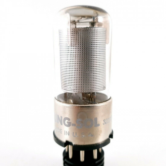 1 X 12SK7GT/G TUBE. TUNG-SOL BRAND. MESH PLATES. METAL BASE. M63.E146  ES