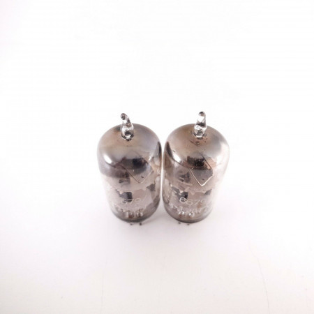 2 X 12AT7 / 6679 GE TUBE. TILTED GETTER. 1950s PRODUCTION. NOS/NIB. AB  ENA