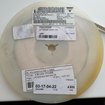 10 x 68K 1/4W 5% SMD VISHAY RESISTOR. (R500) CA395U4000F020821