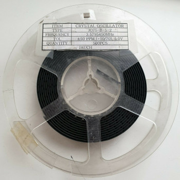 10 x 3.5795450MHz 5V 50PPM SMD JAUCH CRYSTAL OSCILLATOR. (R501) CA395U200F020821