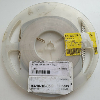 10 x 432R 1/4W 1% 100PPM SMD EUROTRONIX RESISTOR. (R504) CA395U3300F020821