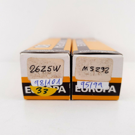 2 X JTL 26Z5W TUNGSOL TUBE. 98/101% / 95/99% MATCHED PAIR. 33. CH32
