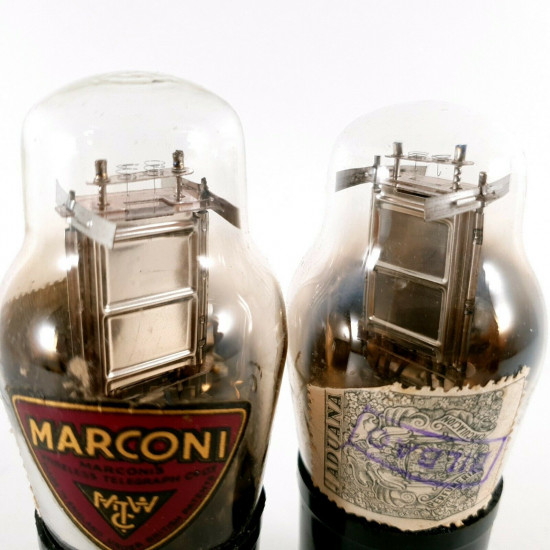 2 X P2 ST TUBE. MARCONI. CHROME PLATES. CC  ENA