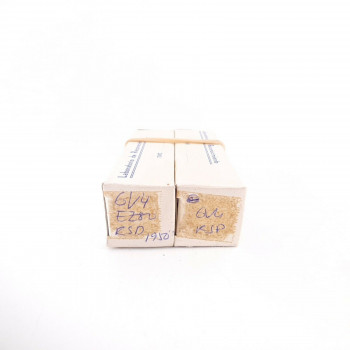 2 X EZ80 / 6V4 RSD TUBE. 1950s PROD. SOLID GETTER. NOS/NIB. AB  ENA