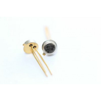 LM335H NATIONAL SEMIC. GOLD TRANSISTOR NOS ( New Old Stock) 1PC C488U73F020418