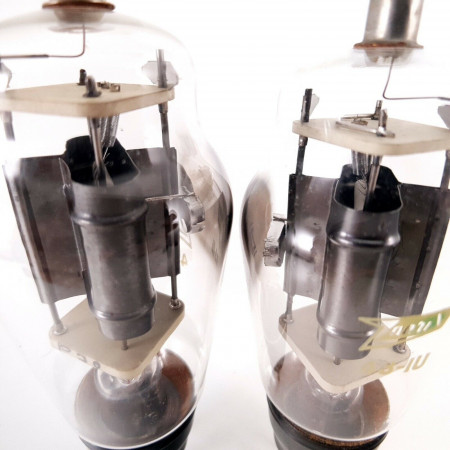 2 X 43-1U / 431U ZAERIX TUBE. BLACK PLATES. 1950s PROD. NOS/NIB. AB  ENA