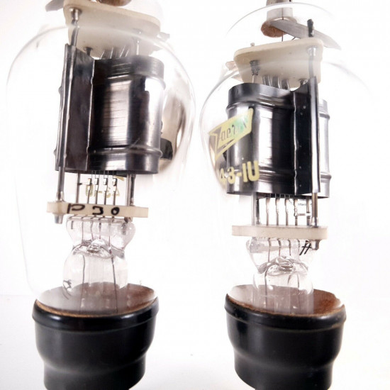 2 X 43-1U / 431U ZAERIX TUBE. BLACK PLATES. 1950s PROD. NOS/NIB. AB  ENA