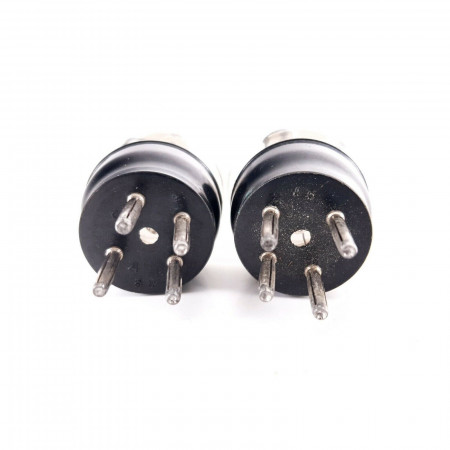 2 X 43-1U / 431U ZAERIX TUBE. BLACK PLATES. 1950s PROD. NOS/NIB. AB  ENA