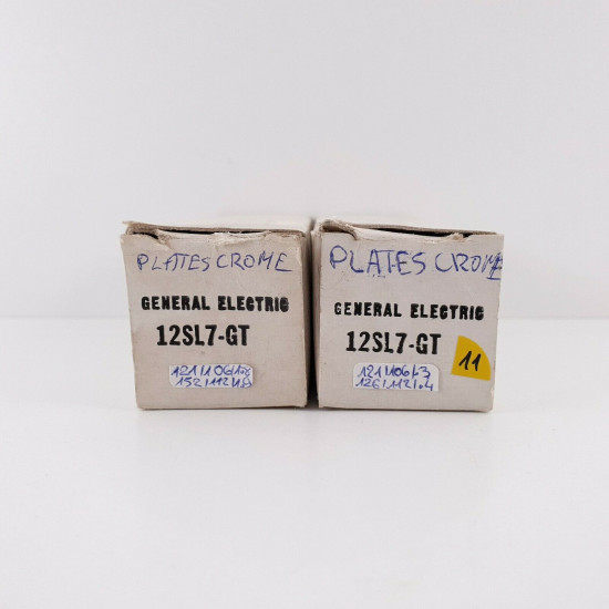 2 X 12SL7GT GENERAL ELECTRIC TUBE. 11. CH48