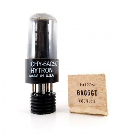 1 x 6AC5GT HYTRON TUBE. NOS/NIB. CB303
