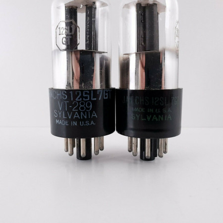 2 X 12SL7GT SYLVANIA TUBE. MATCHED PAIR. 14. CH48