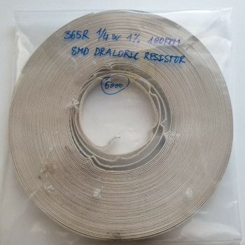 10 x 365R 1/4W 1% 100PPM SMD DRALORIC RESISTOR. (R509) CA396U5000F030821