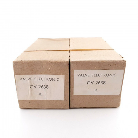 2 X CV2638 TUBE. 1950s PRODUCTION. NOS/NIB. AI  ENA
