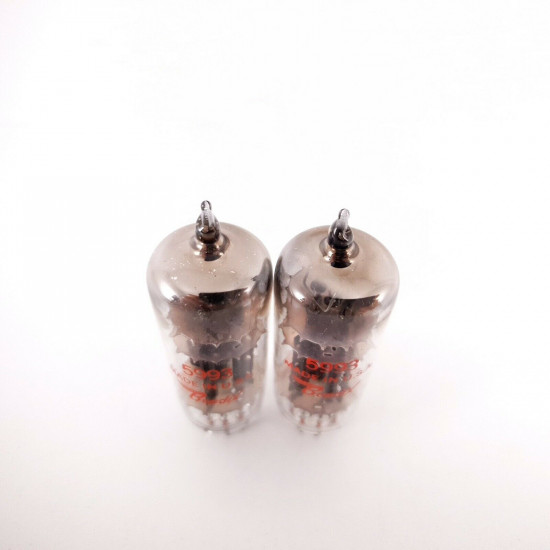 2 X 5993 BENDIX TUBE. BLACK PLATES. DUAL TILTED GETTER. 3 MICAS NOS/NIB. AB  ENA