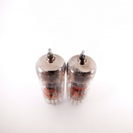 2 X 5993 BENDIX TUBE. BLACK PLATES. DUAL TILTED GETTER. 3 MICAS NOS/NIB. AB  ENA