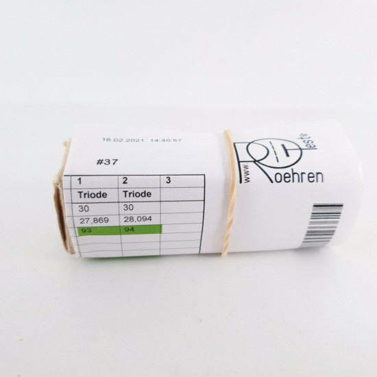 1 X E288CC RTC TUBE. 1960s SIEMENS PROD. GOLD PIN. BALANCED TRIODES. CG  ENA