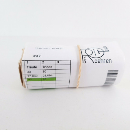 1 X E288CC RTC TUBE. 1960s SIEMENS PROD. GOLD PIN. BALANCED TRIODES. CG  ENA