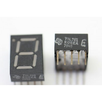 TIL701 TEXAS INST. 7 SEG NUMERIC LED DISPLAY NOS 1PC. C570U10F040222
