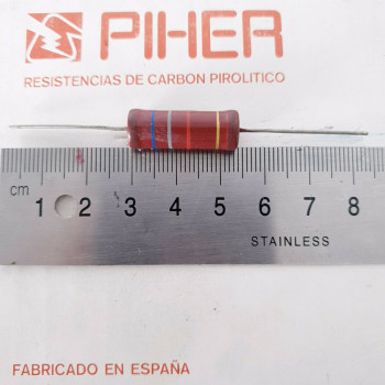 1 X 2W 6,8K 6.8K 6K8 5% 1970s VINTAGE PIHER RESISTOR. NOS. C1827U100F030221