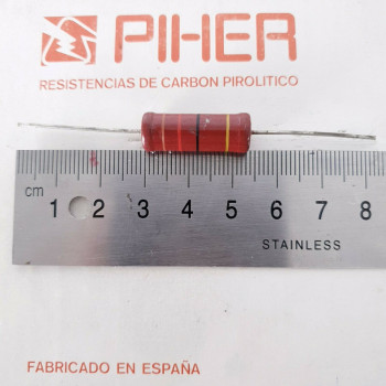 1 X 2W 12R 5% 1970s VINTAGE PIHER RESISTOR. NOS. C1827U150F030221