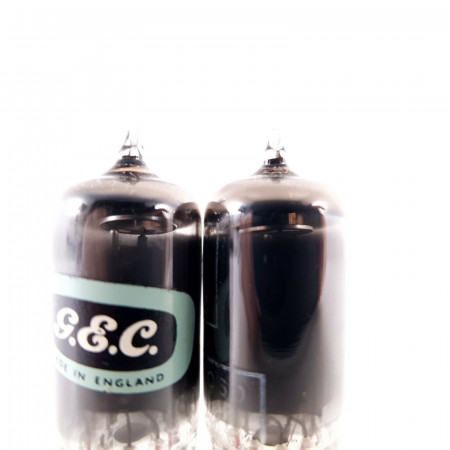 2 X Z759 / CV5060 GEC TUBE. 1960s PRODUCTION. SMOKED GLASS. AB  ENA