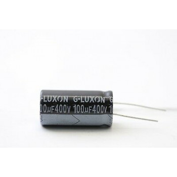 2 X ELECTROLYTIC CAPACITOR G-LUXON 100UF 400V 105º C 2PCS CA376/374U2388F030718
