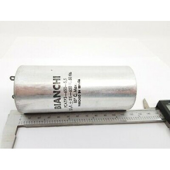 5,5uF 650V 50Hz ±5% BIANCHI ELECTROLITIC CAPACITOR. 1 PC. RCA363/1U15F03122