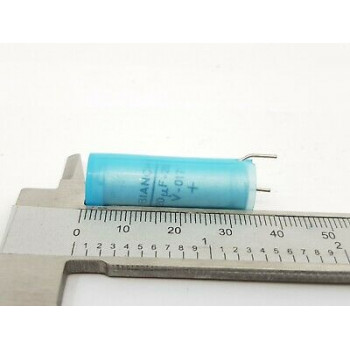 ELECTROLYTIC CAPACITOR BIANCHI 220uF 25V NOS(New Old Stock) 2PC. CA256U28F030321